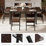 7-Piece Extendable Dining Table and Chairs Set