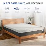 Green Tea Memory Foam Queen Mattress, 12 Inch