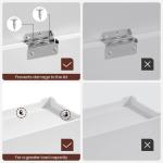 VASAGLE Farmhouse Storage Bench with Safety Hinges