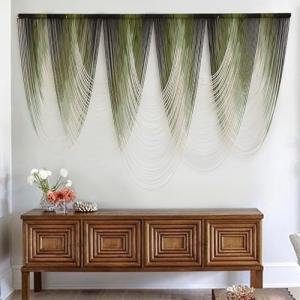 Large Dip-Dyed Macrame Wall Hanging Tapestry