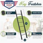 6-Tier Blanket Ladder for Rustic Decor Storage