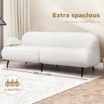 Soft Boucle Loveseat Sofa for Living Room