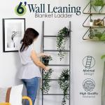 6-Tier Blanket Ladder for Rustic Decor Storage