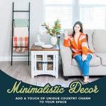 6-Tier Blanket Ladder for Rustic Decor Storage