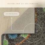 Reggie Floral Non-Skid Kitchen Accent Rug 2'6 x 3'10