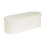 Sherpa Folding Storage Ottoman for Living Room