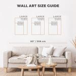 Modern Wooden Wall Sculptures Set of 3