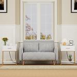 Modern Nightstand with Charging Station & Storage