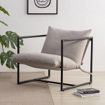 Aidan Sling Accent Chair with Foam Cushioning