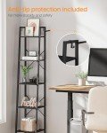 Ladder Shelf with Hooks for Home and Office