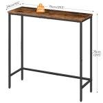 HOOBRO Rustic Narrow Console Table for Any Space