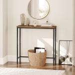 HOOBRO Rustic Narrow Console Table for Any Space