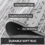 Soft Grey 5x7 Machine Washable Area Rug