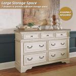 French Country 7-Drawer Two-Tone Dresser by Ashley