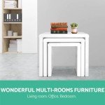 3-Piece Nesting Table Set for Versatile Living