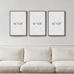 Neutral Abstract 3-Piece Earth Tones Wall Art