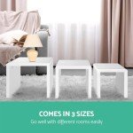 3-Piece Nesting Table Set for Versatile Living