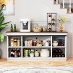 Farmhouse Sideboard Buffet Cabinet with Barn Doors