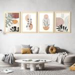 Boho Framed Wall Art Set of 4