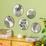 5-Piece Bohemian Wooden Wall Art Set