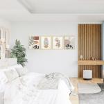 Boho Framed Wall Art Set of 4