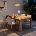 Large Wood Farmhouse Dining Table for 6-8