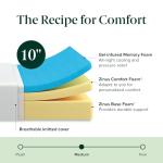 ZINUS 10-Inch Green Tea Cooling Foam Mattress