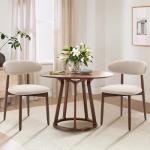 Set of 6 Modern Upholstered Dining Chairs