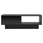 Artiss LED Coffee Table with Storage Drawers