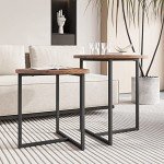 Industrial Nesting Coffee Table Set of 2