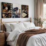 Black Girl Wall Art Set - 3 Canvas Prints