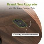 Round Dining Table for 4-6 with Wooden Base