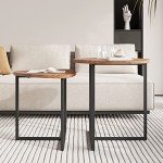 Industrial Nesting Coffee Table Set of 2