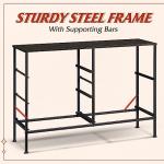 WLIVE 5-Drawer Fabric Dresser in Charcoal Black