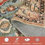 Lahome Boho Tribal 2x3 Washable Indoor Rugs