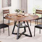 Vintage 42-Inch Round Dining Table for 4