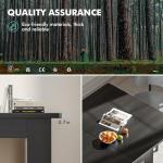 Extendable Farmhouse Dining Table for 6-10 People