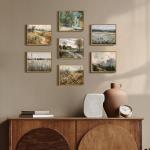 Framed Vintage Canvas Wall Art for Any Room