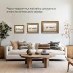 Vintage Floral Canvas Art in Gold Frame