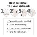 Vintage Floral Canvas Art in Gold Frame