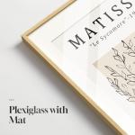 Set of 4 Framed Matisse Neutral Wall Art 11x14