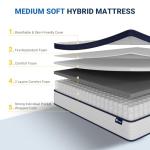 Avenco 14 Inch Queen Hybrid Mattress in a Box