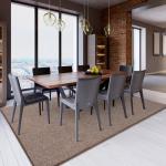 Soft Modern 4x6 Memory Foam Area Rug