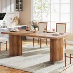 Tribesigns 63-Inch Farmhouse Dining Table for 4-6
