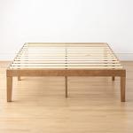 Mellow Naturalista 16 Inch Solid Wood Queen Bed