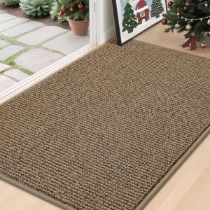 BEQHAUSE Non-Slip Washable Dirt Trapper Door Mat