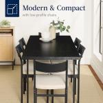 7-Piece Modern Dining Room Set with Chairs