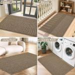 BEQHAUSE Non-Slip Washable Dirt Trapper Door Mat