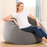 Inflatable Lounge Chair with Flocking Texture