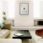 Funky Black and White Ace Poker Canvas Art